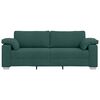 vidaXL Sofa Dark Green 86.22 x 30.31 x 32.28 in Fabric