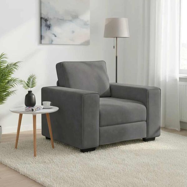 vidaXL Sofa Chair Dark Grey