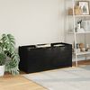 vidaXL Storage Box Black Non-woven fabric, Iron Medium Storage Box