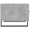 vidaXL Coffee Table Concrete Grey Engineered Wood, Iron Medium