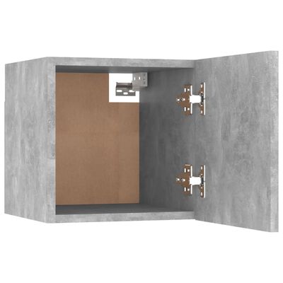 vidaXL Bedside Cabinets 2 pcs Concrete Gray 12"x11.8"x11.8" Engineered Wood