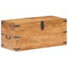 vidaXL Chest Natural finish Solid acacia wood Storage Chest Rectangular