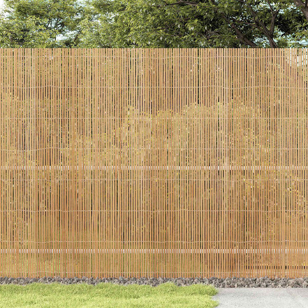 vidaXL Bamboo Fence Brown 400 x 180 cm bamboo