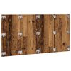 vidaXL Bed Headboard Old Wood Engineered Wood Full Wall Mounting