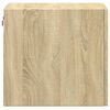 vidaXL Wall Cabinet Sonoma Oak Engineered wood 11.8 in x 16.7 in x 15.7 in