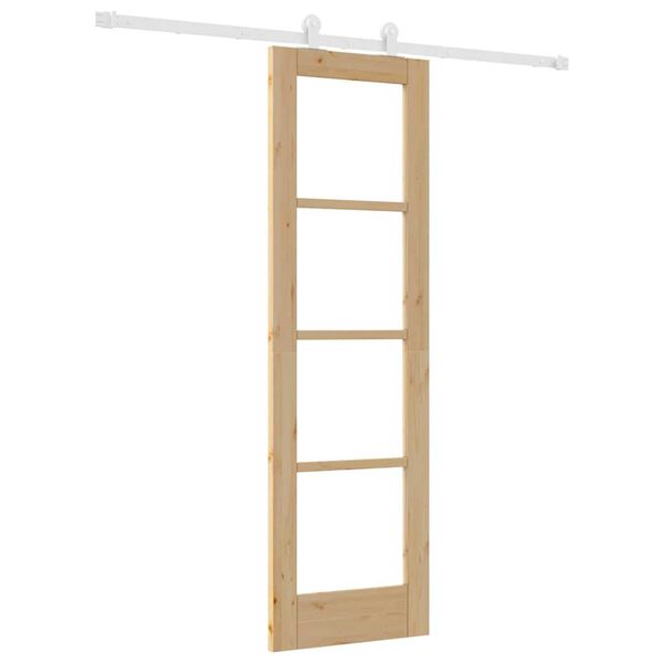 vidaXL Sliding Door ORKDAL Natural 24.02 x 78.15 in