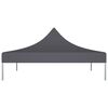 vidaXL Party Tent Roof 6.6'x6.6' Anthracite 0.9 oz/ft²