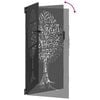 vidaXL Garden Gate 33.5x78.7" Corten Steel Tree Design