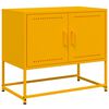 vidaXL TV Cabinet Mustard Yellow Steel Standard TV Cabinet Rectangular