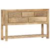 vidaXL Sideboard Natural Solid Mango Wood Medium Sideboard Rectangular