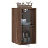 vidaXL Wall Cabinet Brown Oak Engineered wood Standard Wall Cabinet