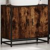 vidaXL Bathroom Sink Cabinet smoked oak 25.59 x 12.99 x 23.62 in