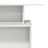 vidaXL Reception Desk White Engineered Wood Medium Reception Desk