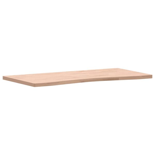 vidaXL Desk Top 39.4x(17.7-19.7)x1.0" Solid Wood Beech