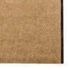 vidaXL Doormat Other Cream and Black 47.2" x 157.5" Polyamide and PVC