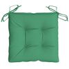 vidaXL Chair Cushion Set of 2 Green Oxford fabric (100% polyester)