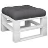 vidaXL Pallet Cushion Anthracite 23.6"x24.2"x3.9" Fabric