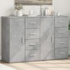 vidaXL Sideboard Concrete Grey Manufactured Wood Medium Sideboard