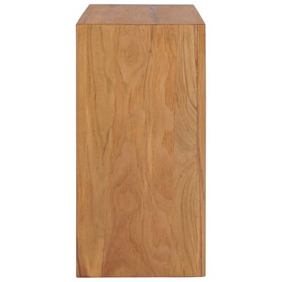 vidaXL Sideboard 31.5"x11.8"x23.6" Solid Wood Teak