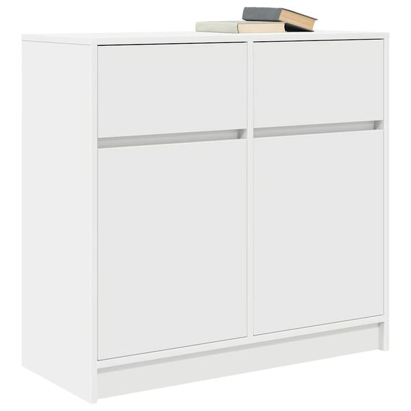 vidaXL Sideboard White Engineered wood Medium Sideboard Rectangular