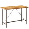 vidaXL Bar Table Reclaimed Teak Solid reclaimed teak 59.1 x 27.6 x 41.7 in