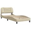 vidaXL Bed Frame Cream