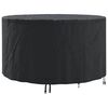 vidaXL Outdoor Furniture Cover Black 157 x 157 x 85 cm 600D fabric