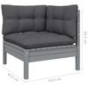 vidaXL Garden Lounge Set Grey, Anthracite