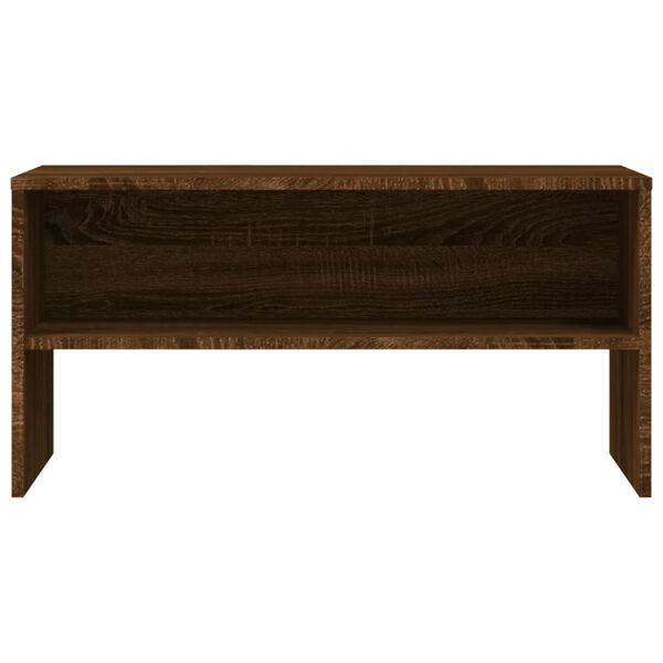 vidaXL TV Cabinet Brown Oak Engineered Wood Medium TV Cabinet