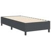vidaXL Platform Bed Frame Dark Grey 35.43 x 74.80 in Fabric