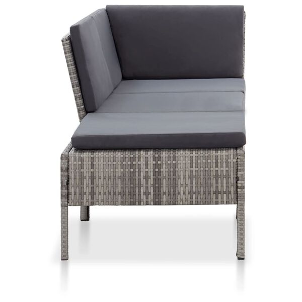 vidaXL Garden Lounge Set Grey, Anthracite