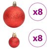vidaXL Christmas Bauble Set of 100 Gold and Wine Red Polystyrene