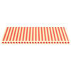 vidaXL Replacement Awning Fabric Yellow and Orange