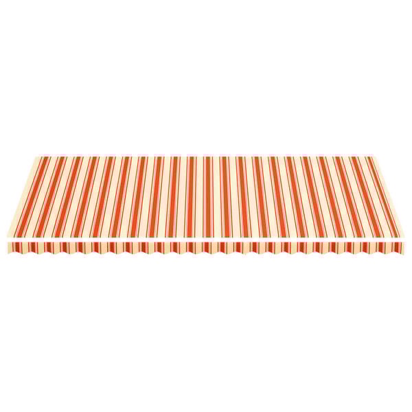vidaXL Replacement Awning Fabric Yellow and Orange