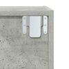 vidaXL TV Cabinet Concrete Grey Engineered Wood Medium TV Cabinet