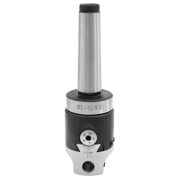 vidaXL 1.97 " Boring Head with MT3 Boring Shank for Lathe Milling