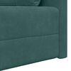 vidaXL Floor Sofa Bed Dark Green 83.86 x 27.56 x 30.31 in Velvet