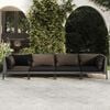 vidaXL Garden Lounge Set Dark Grey