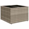vidaXL Garden Sofa Set Light Grey PE Rattan Medium Removable Covers