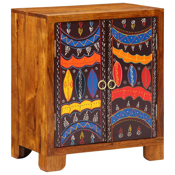 vidaXL Sideboard Multicolor Solid acacia wood Medium Sideboard