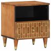 vidaXL Bedside Cabinet Honey brown Solid mango wood, engineered wood, iron