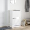 vidaXL Shoe Cabinet White Engineered wood Medium Shoe Cabinet