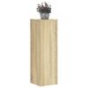 vidaXL Plant Stand Set of 2 Sonoma oak Engineered wood Tall