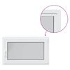 vidaXL Basement Window "RISOR" 39.4x23.6" Tilt&Turn DIN Right White