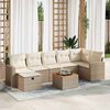 vidaXL Garden Sofa Set Beige