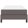 vidaXL Bed Frame with Mattress Grey 31.50 x 78.74 in Fabric