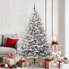 vidaXL Artificial Pre-lit Christmas Tree with Ball Set Green 70.9