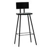 vidaXL Bar Chair Set of 2 Multicolor