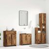 vidaXL Bathroom Furniture Set Old wood Engineered wood Medium Storage