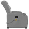 vidaXL Stand Up Massage Recliner Chair Light Gray